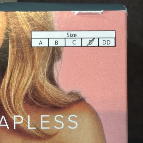 Lift It Up Backless Strapless Plunge Bra Silicone Fashion Forms Nude Size D - Picture 4 of 12